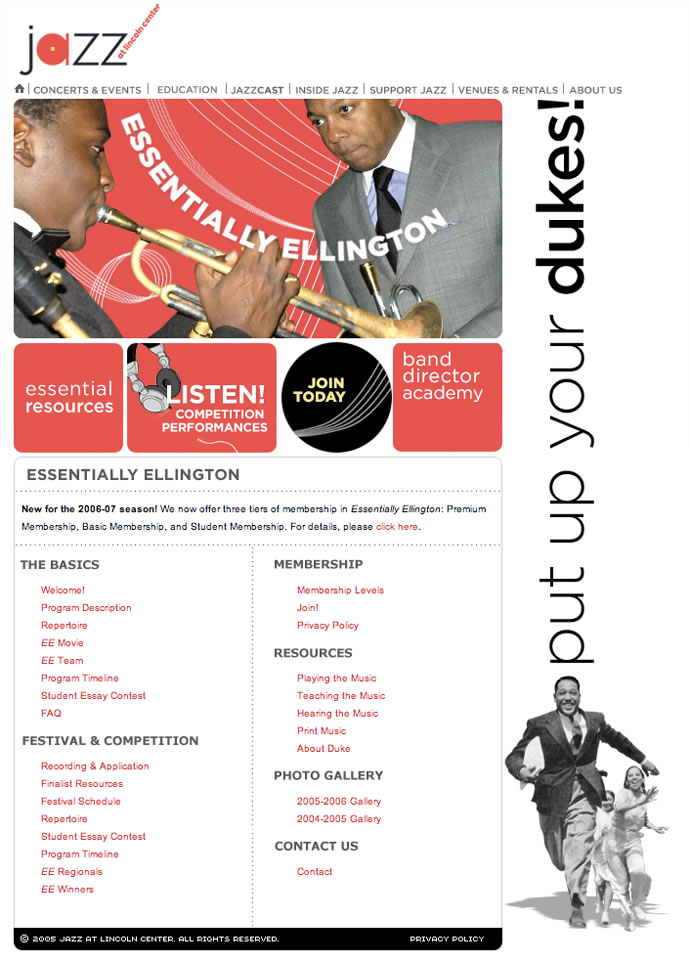 Jazz at Lincoln Center Website