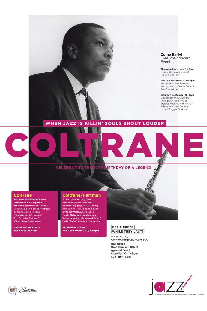 John Coltrane Jazz Poster